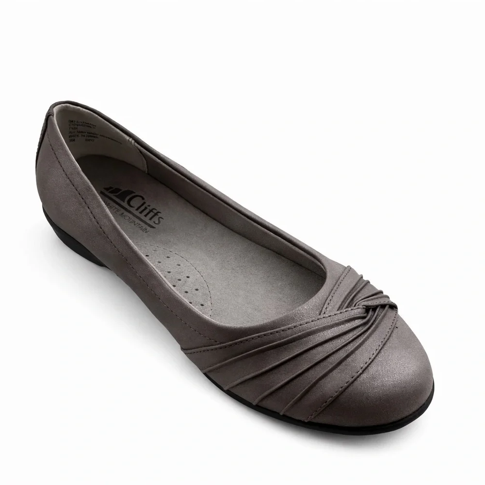 Cliffs by White Mountain Clara Ballet Flats | Pewter Silver | Women’s 7.5 NWOT